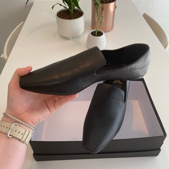 J. Crew Black Soft Leather Loafer - Picture 2 of 4
